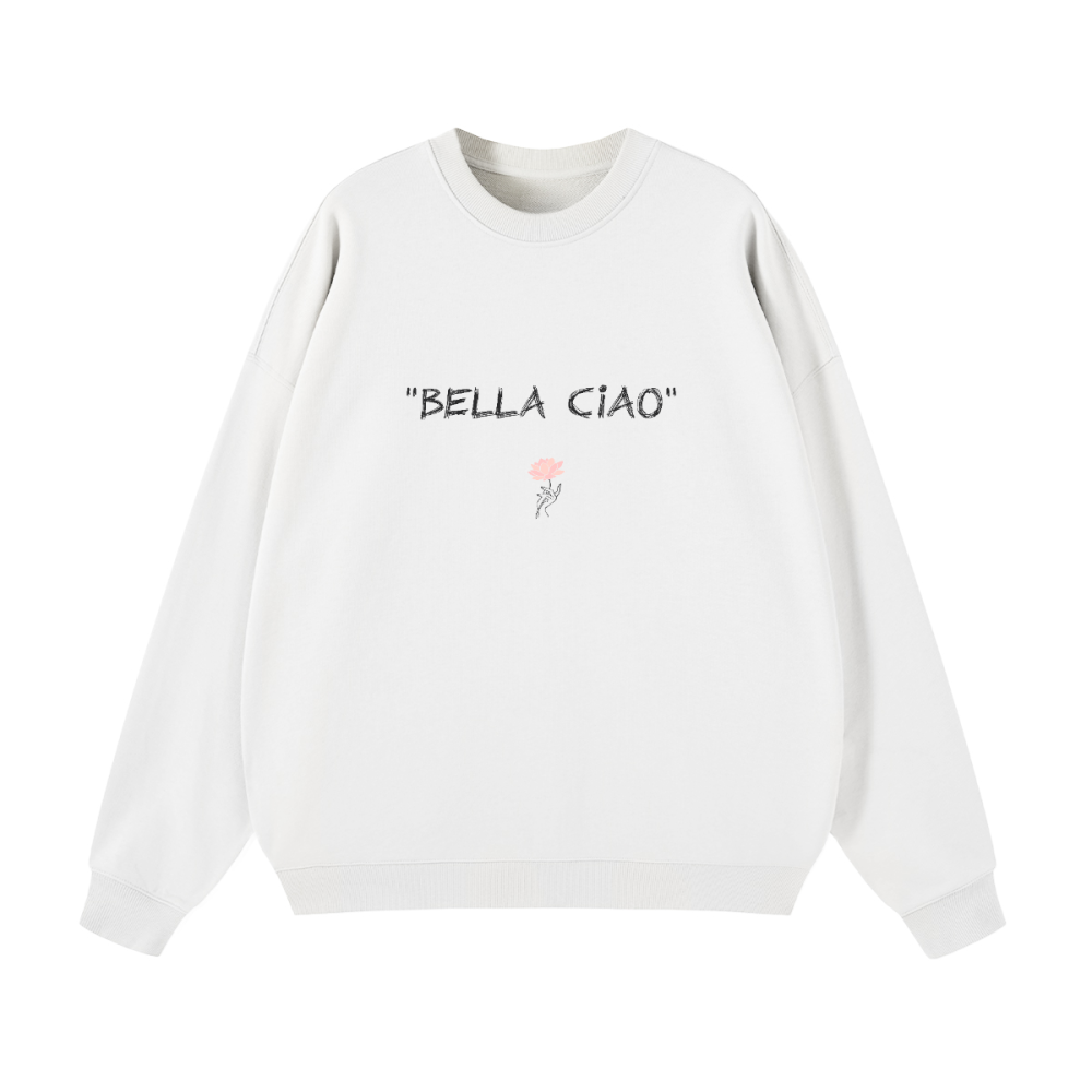 ‘ Lotus Flower ‘ Felpa Crewneck
